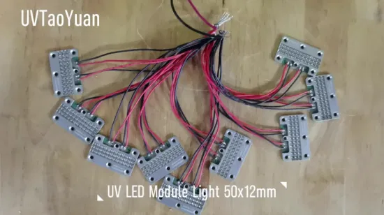 Módulo LED UV 395nm 100W Sistema de curado UV Fuente de luz 100W